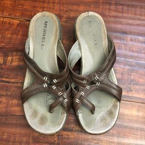 Merrell air cushioned Sandals size 7